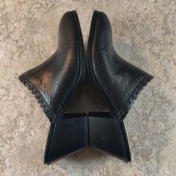 Frye and Co. Women's Size 5M Black Leather Cody Mules Heels * Barely Used * - Picture 5 of 7